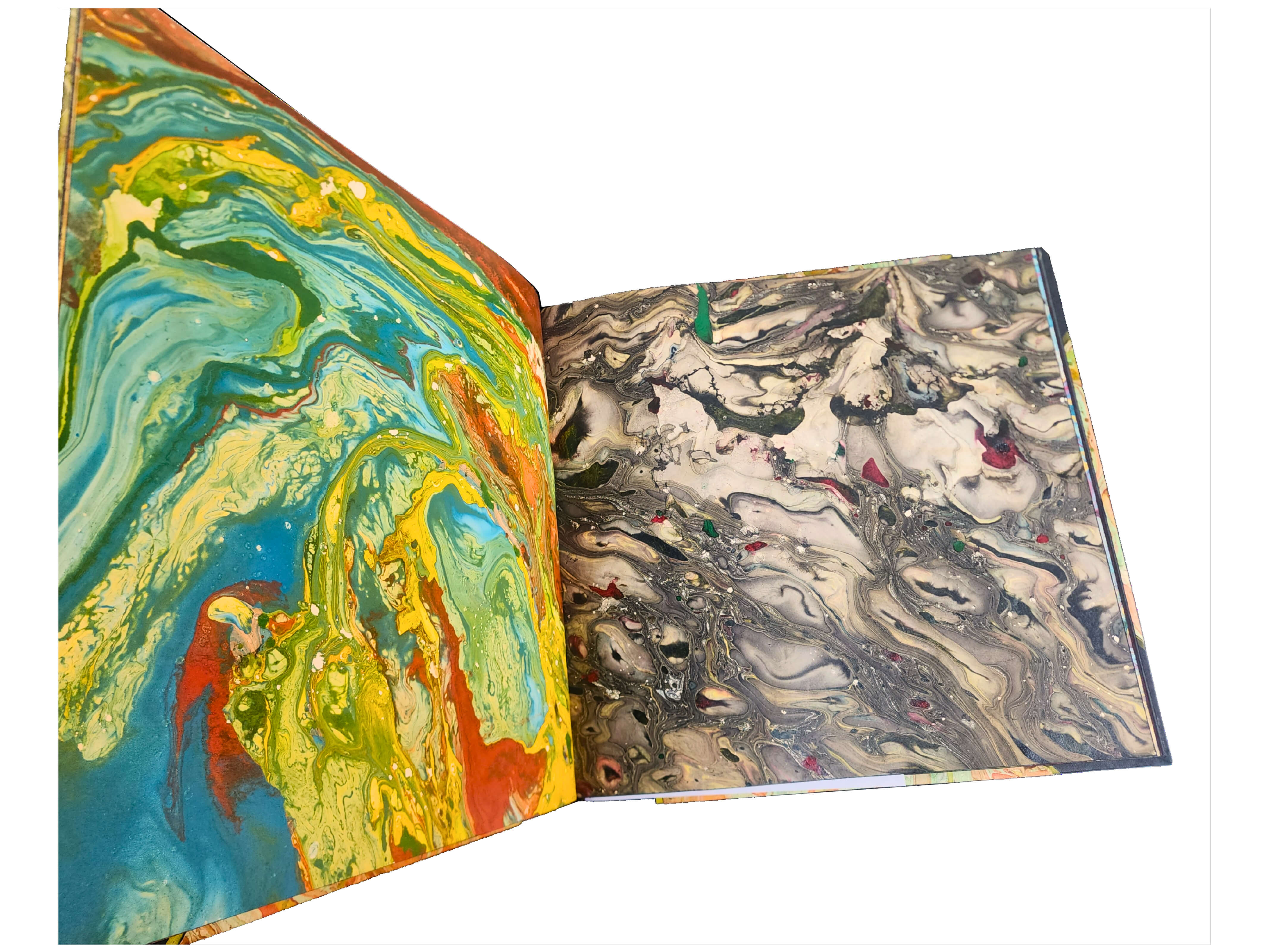 THE ART BOOK OF HAND MARBLED PAPER