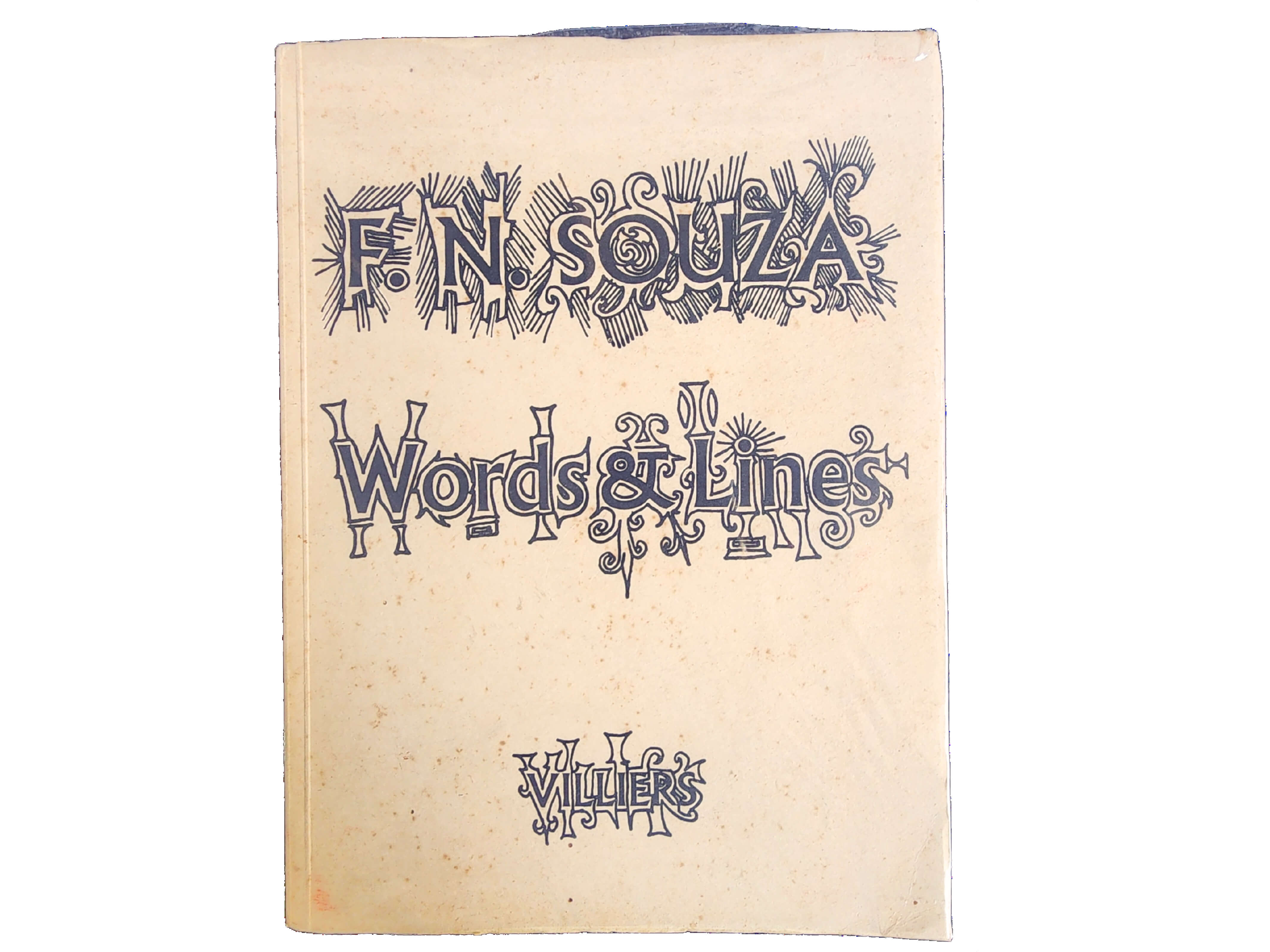 F.N SOUZA – WORDS & LINES