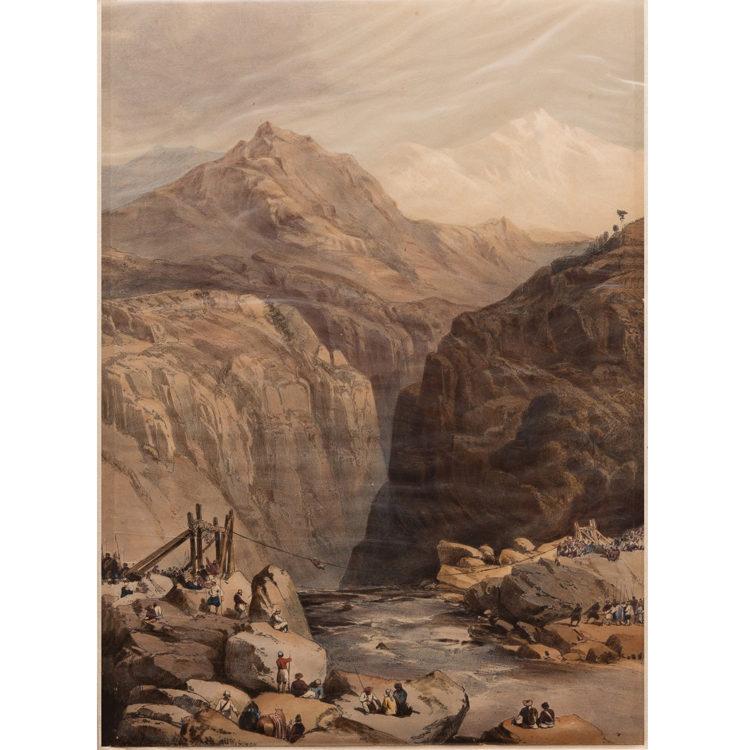 ALPINE PANJAB-PASSAGE OF THE RIVER CHUNAB
