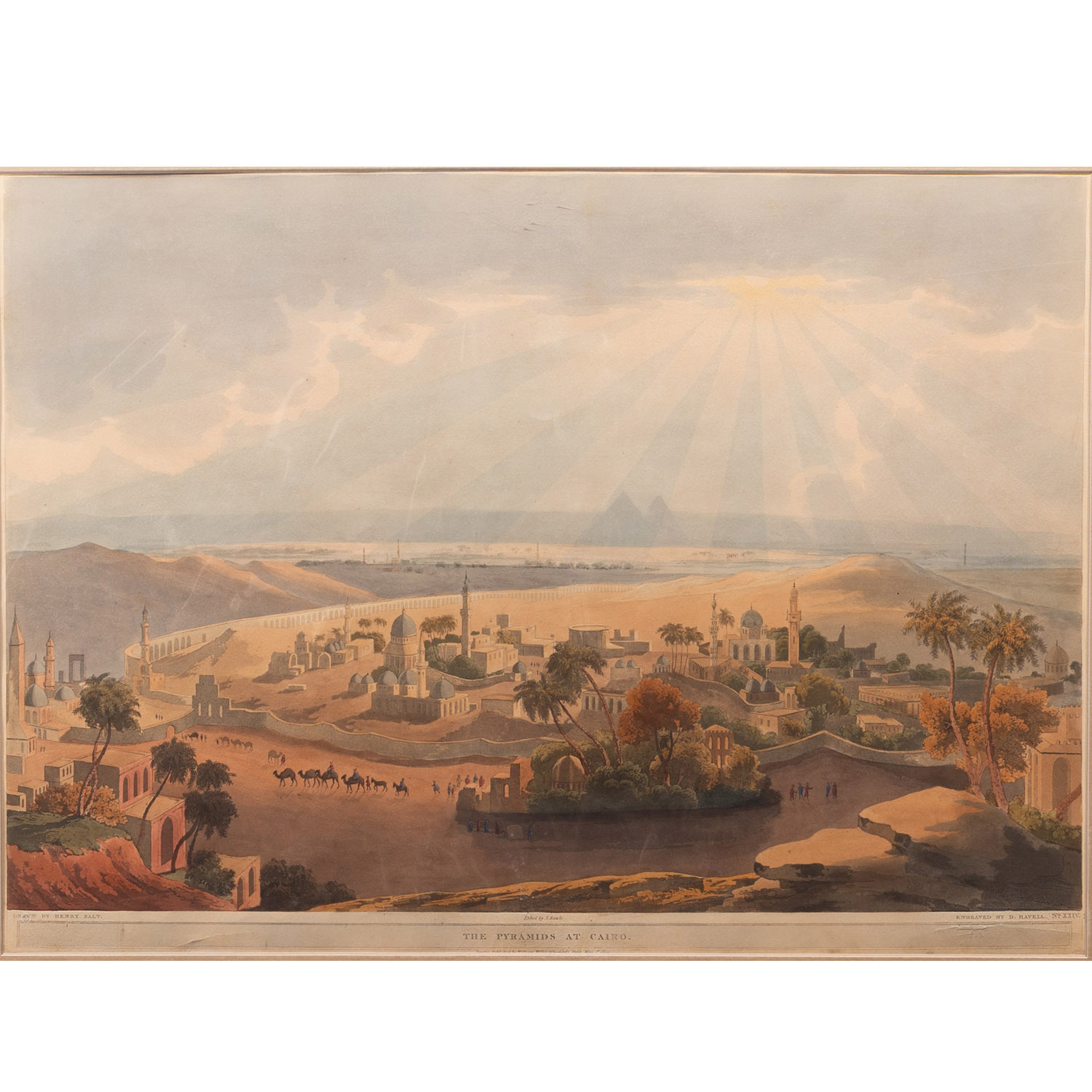 THE PYRAMIDS AT CAIRO