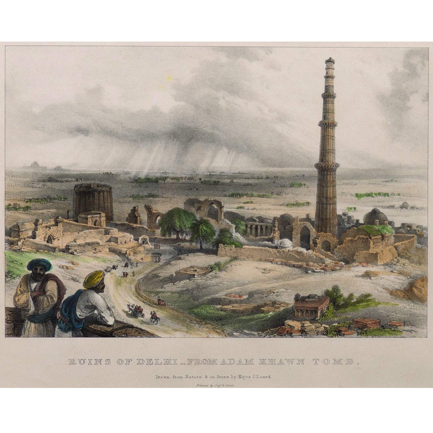 RUINS OF DELHI -FROM ADAM KHAWN TOMB