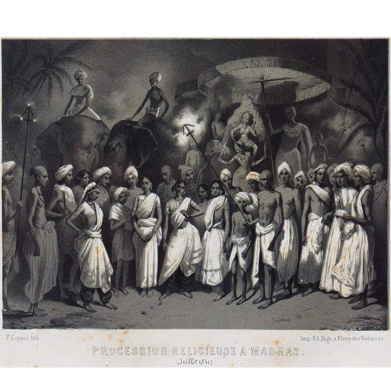 PROCESSION RELIGIEUSE A MADRAS