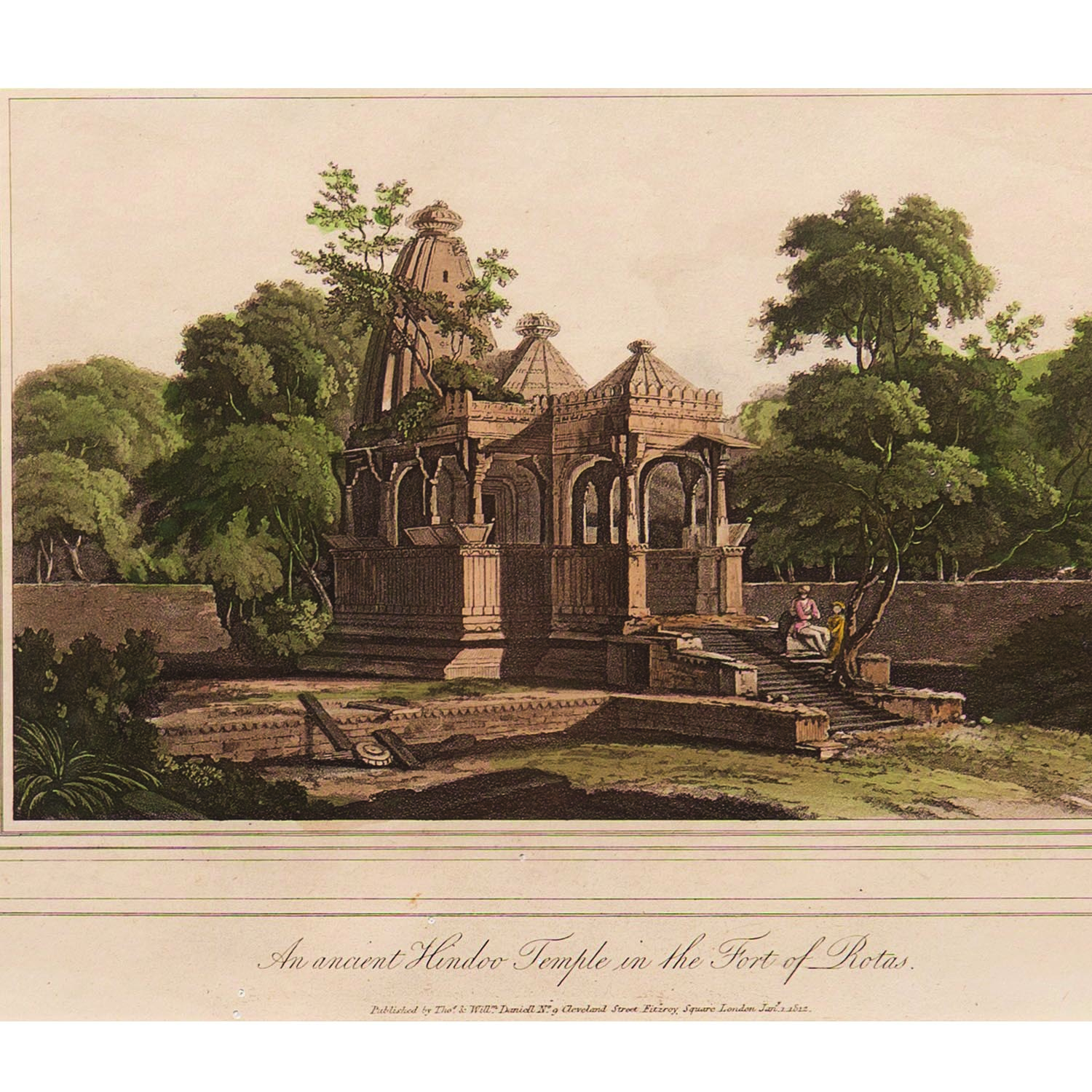 AN ANCIENT HINDOO TEMPLE IN THE FORT OF ROTAS