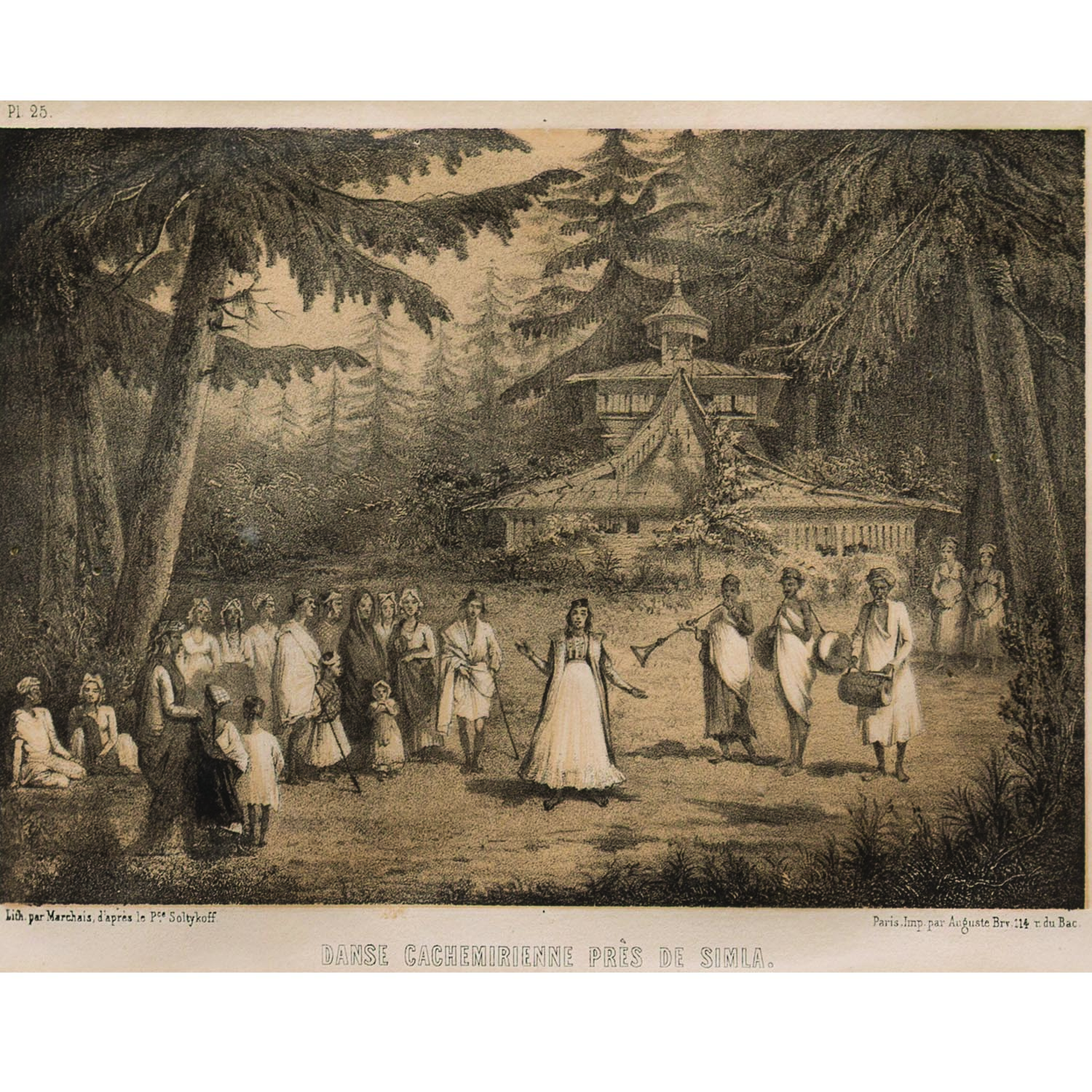 DANSE CACHEMIRIENNE PRES DE SIMLA