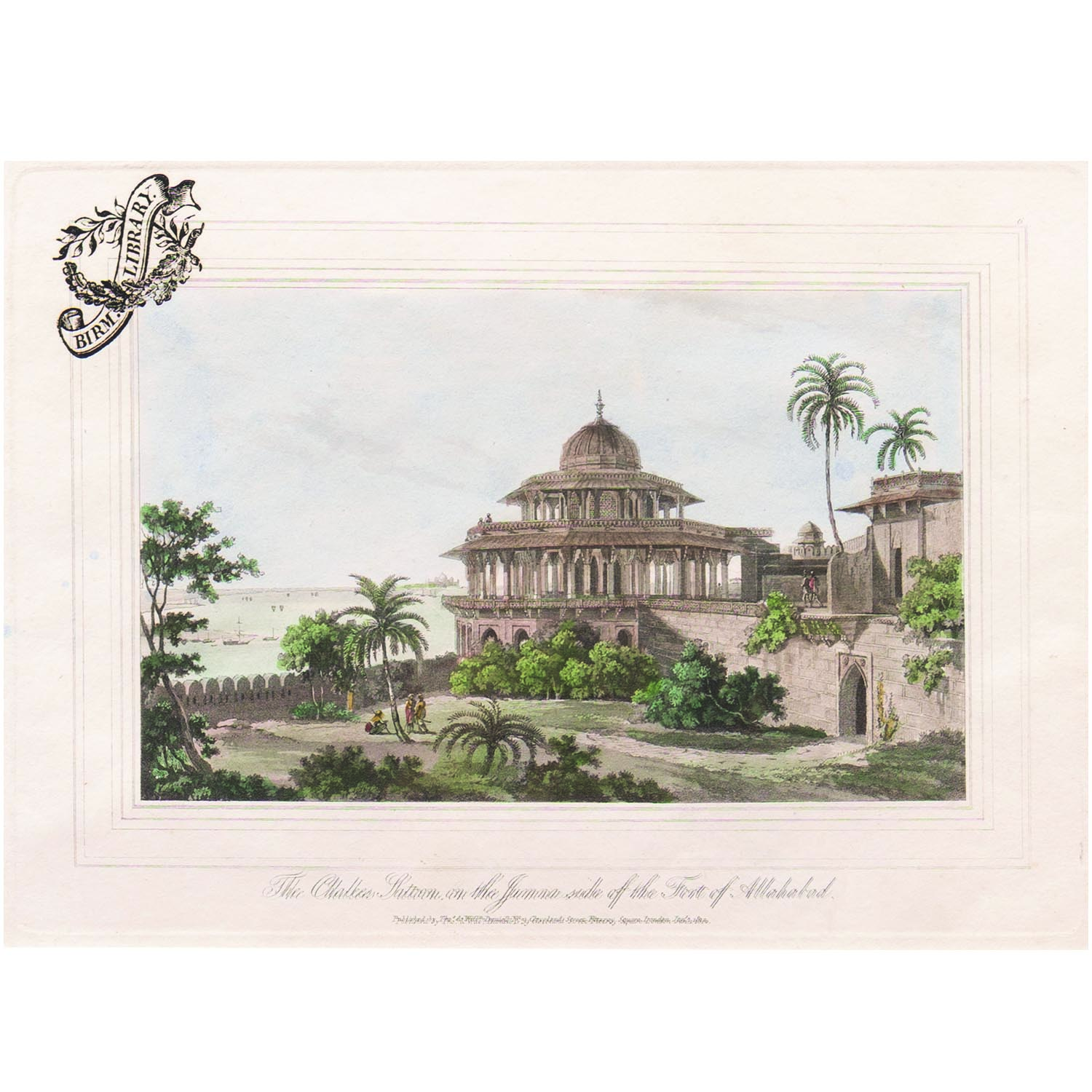 THE CHALEES SATOON ON THE JUMNA SIDE OF THE FORT OF ALLAHABAD