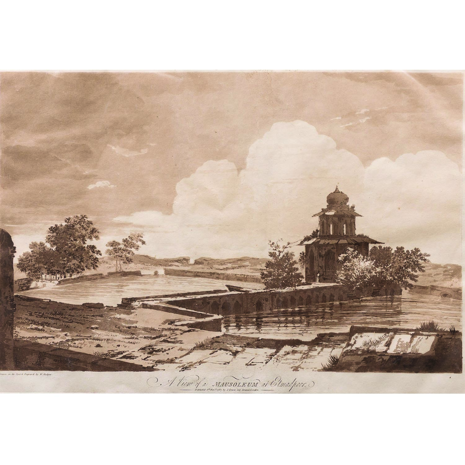 A VIEW OF A MAUSOLEUM AT ETMADPOOR