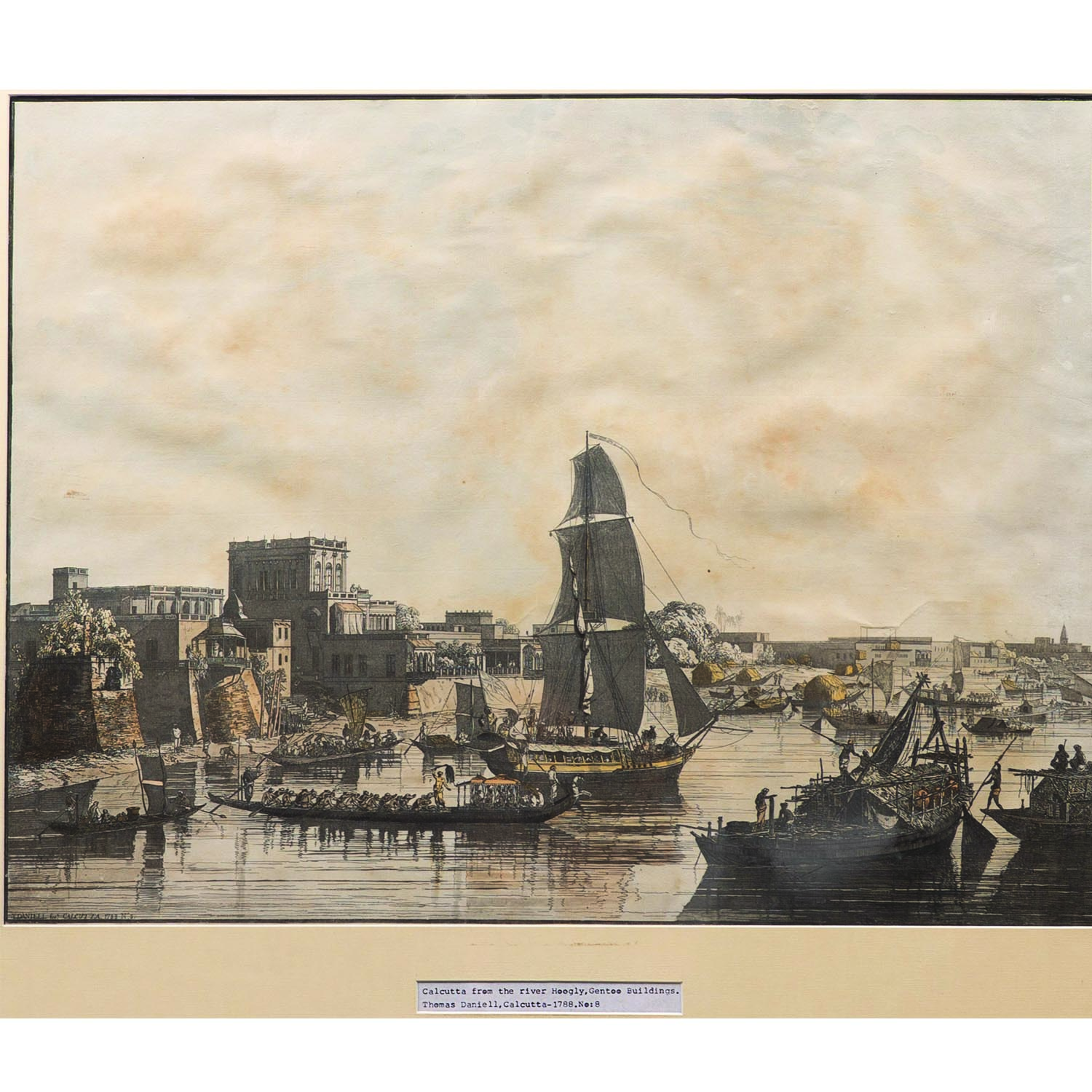 CALCUTTA FROM THE RIVER HOOGLY, GENTOO BUILDINGS