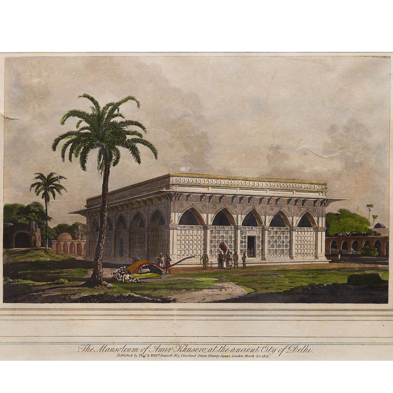 THE MAUSOLEUM OF AMIR KHUSERO AT THE ANCIENT CITY OF DELHI