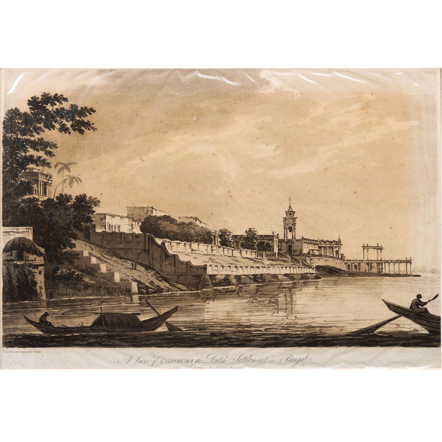 A VIEW OF CHINSURA THE DUTCH SETTLEMENT IN BENGAL