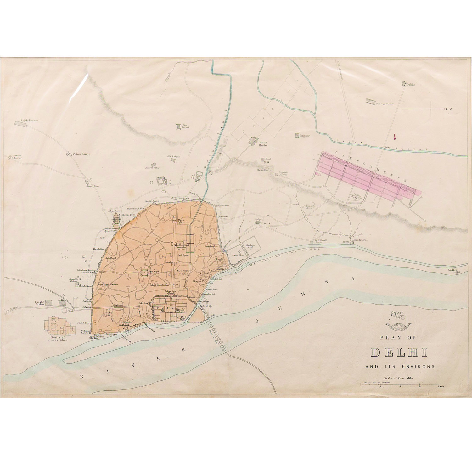 PLAN OF DELHI AND ITS ENVIRONS