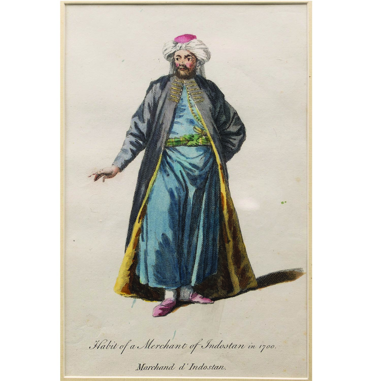 HABIT OF A MERCHANT OF INDOSTAN IN 1700