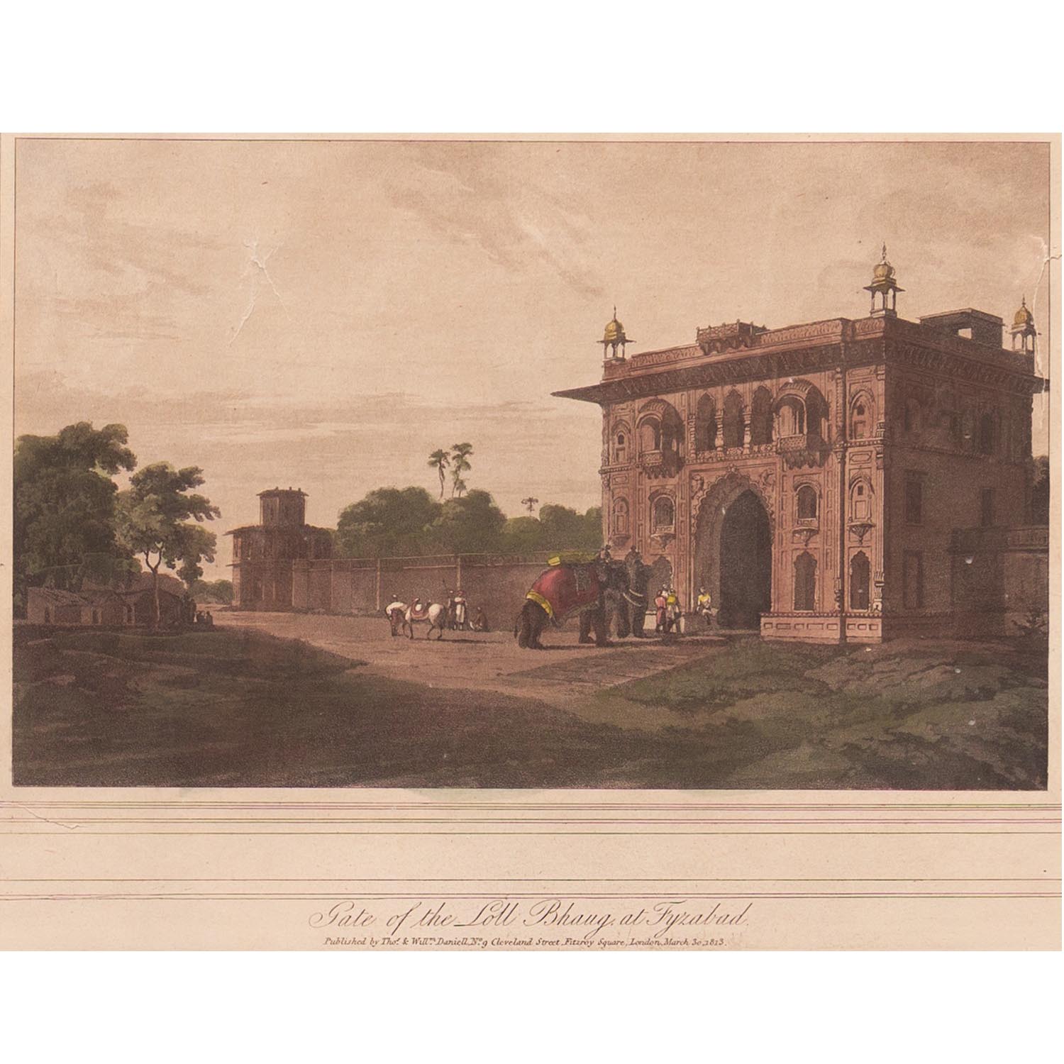 GATE OF THE LOLL BAUG AT FYAZBAD