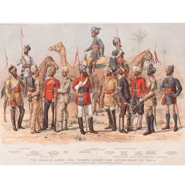 THE MADRAS ARMY AND TROOPS UNDER THE GOVERNMENT OF INDIA