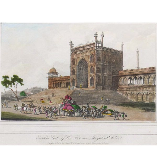 EASTERN GATE OF THE JUMMA MUSJID AT DELHI